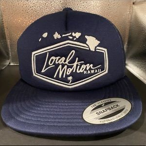 New Local Motion Hawaii SnapBack Trucker Hat - Navy Blue